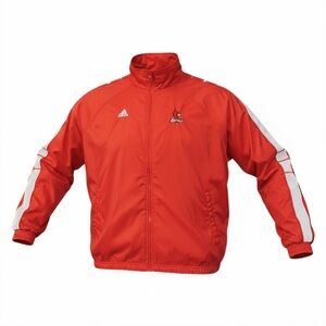 Adidas Louisville Cardinals Red Windbreaker Jacket XL NCAA